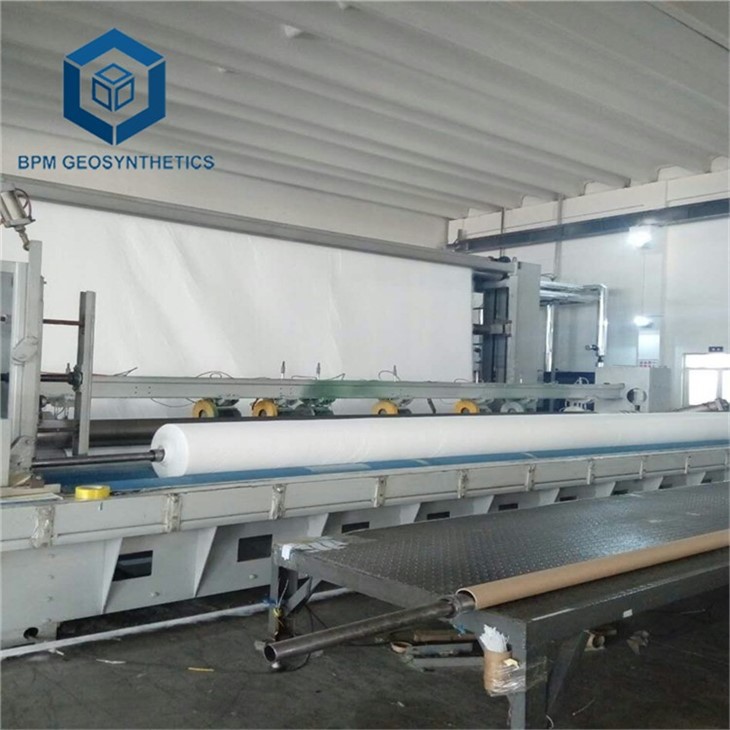 Polyester geotextile